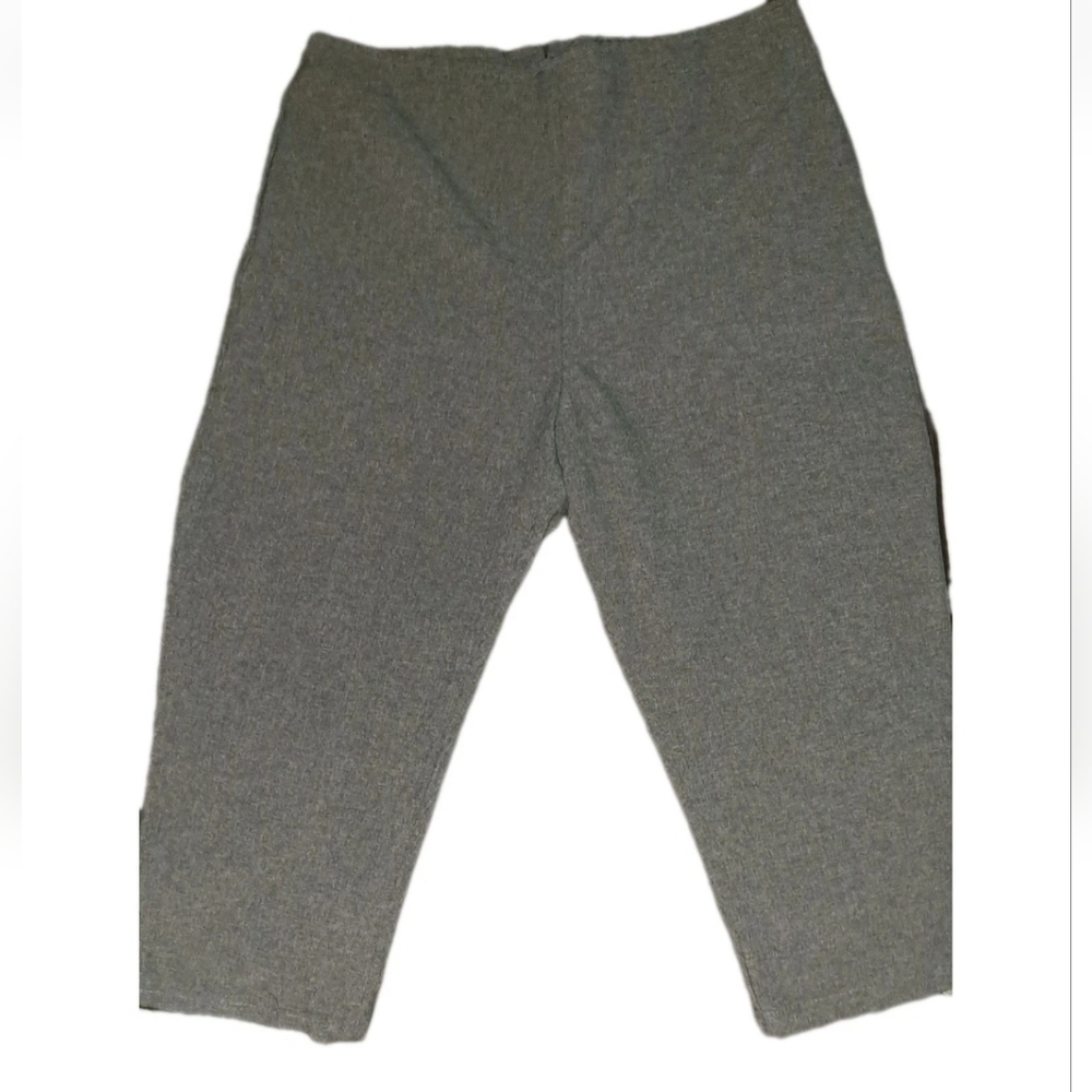 Vintage 80s Morgan Square Women's Classic Look Pedal Pushers In Gray  Size  11